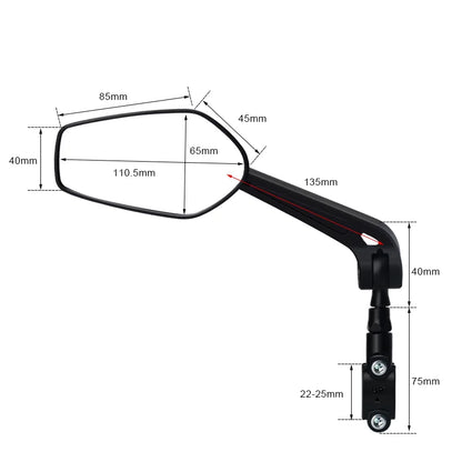 Bicycle Rear View Mirror 360°