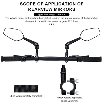 Bicycle Rear View Mirror 360°